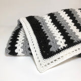 Stripe Crochet Throw