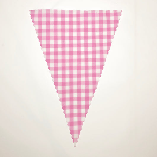 Baby Pink Gingham Flag