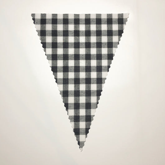 Black & White Gingham Flag