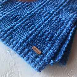 Bobble Baby Blanket - Blue